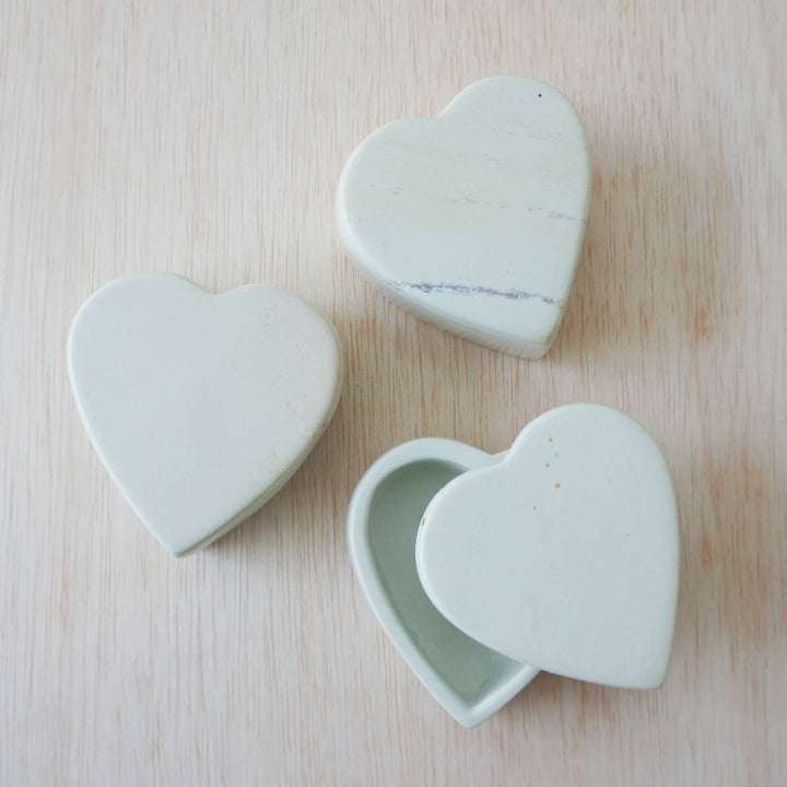 Heart Box, Natural Stone