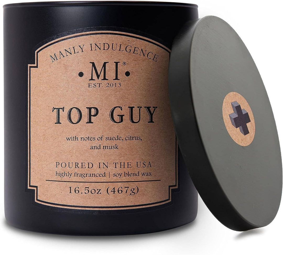 Manly Indulgence Classic+ Top Guy, 2 Wick, 16.5 oz