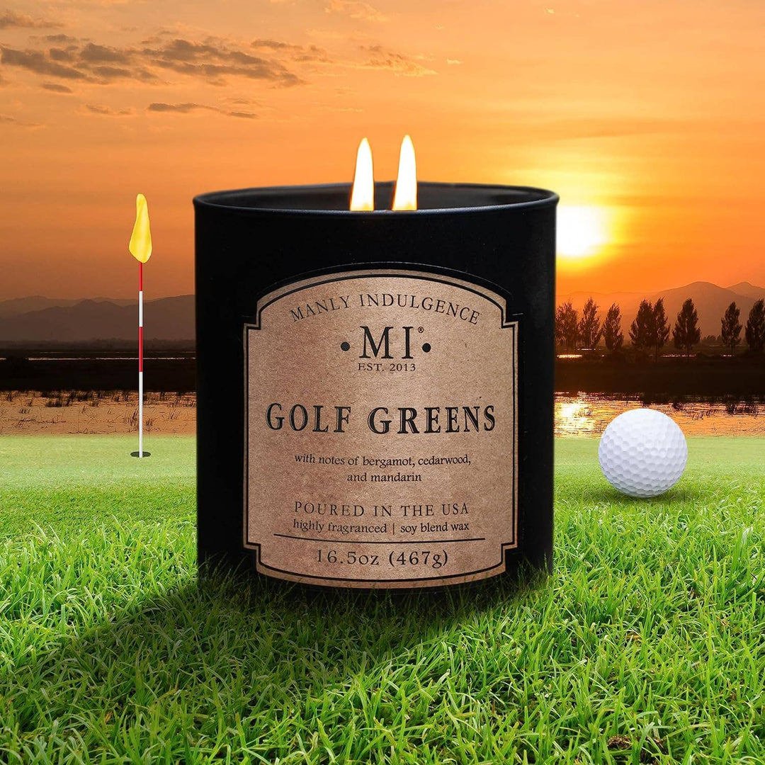 Manly Indulgence Classic+ Golf Greens, 2 Wick, 16.5 oz