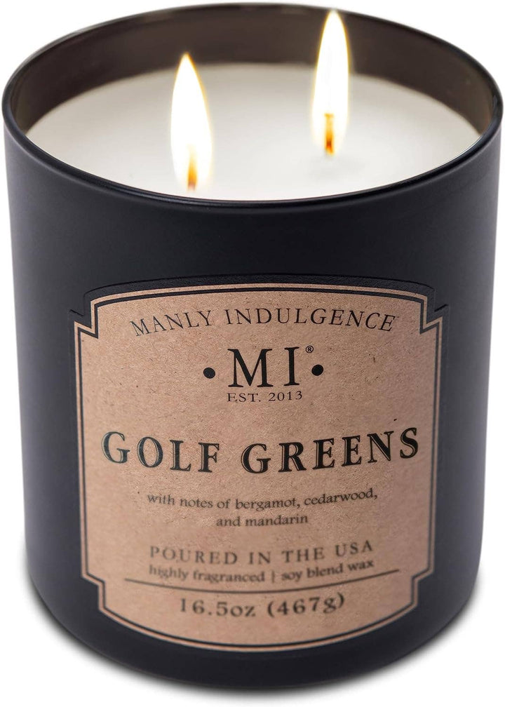 Manly Indulgence Classic+ Golf Greens, 2 Wick, 16.5 oz