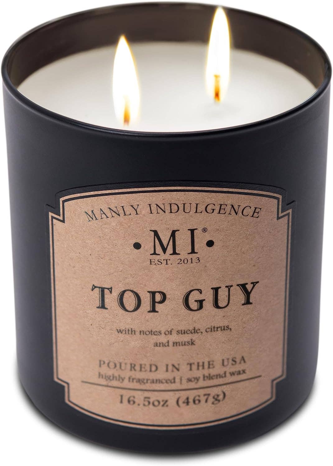 Manly Indulgence Classic+ Top Guy, 2 Wick, 16.5 oz