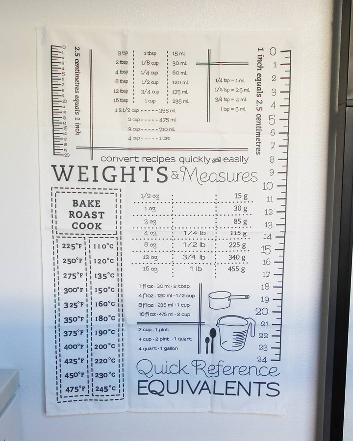 Cooking Measurement Converter Napkins